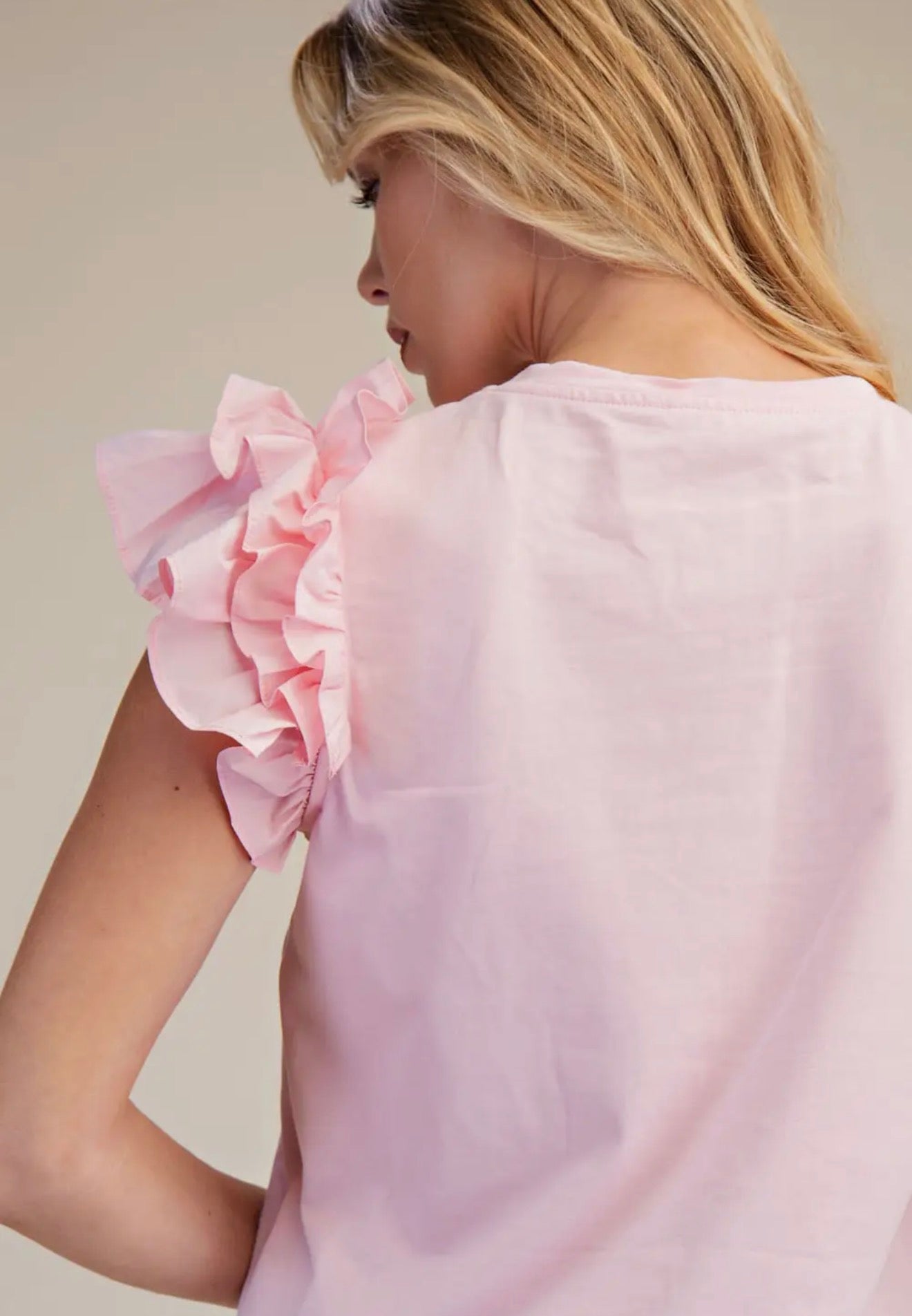 Blusa de punto de algodón