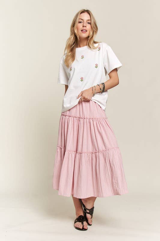 PEARL FLOWER PATCH TOP