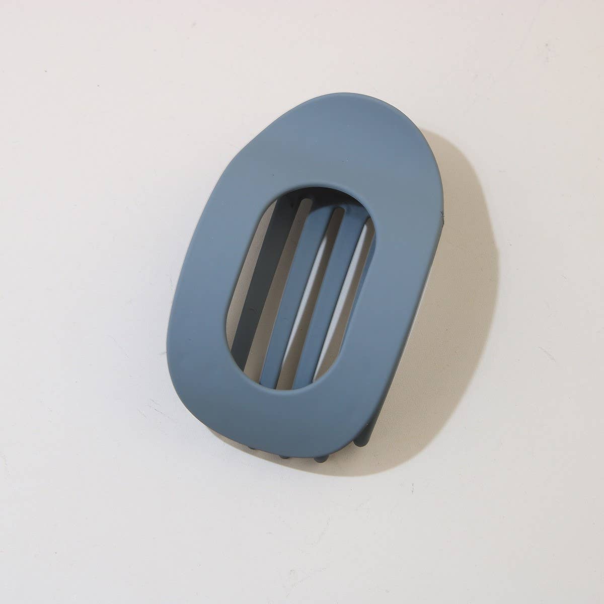 Oval Flat Hair Clip for Women, Strong Grip
