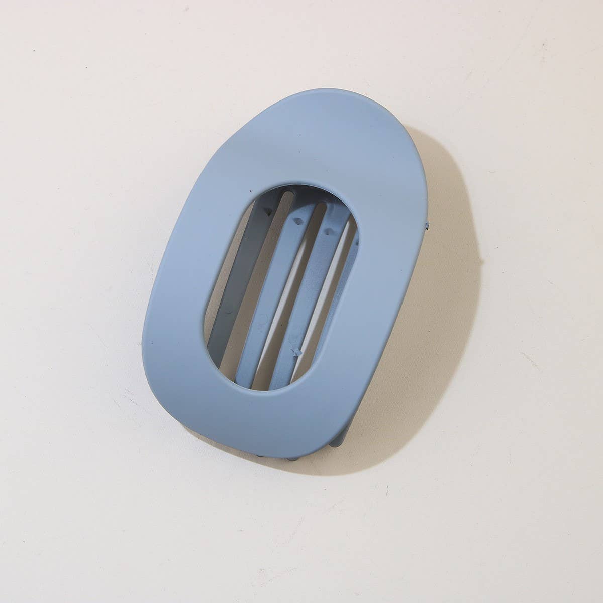 Oval Flat Hair Clip for Women, Strong Grip