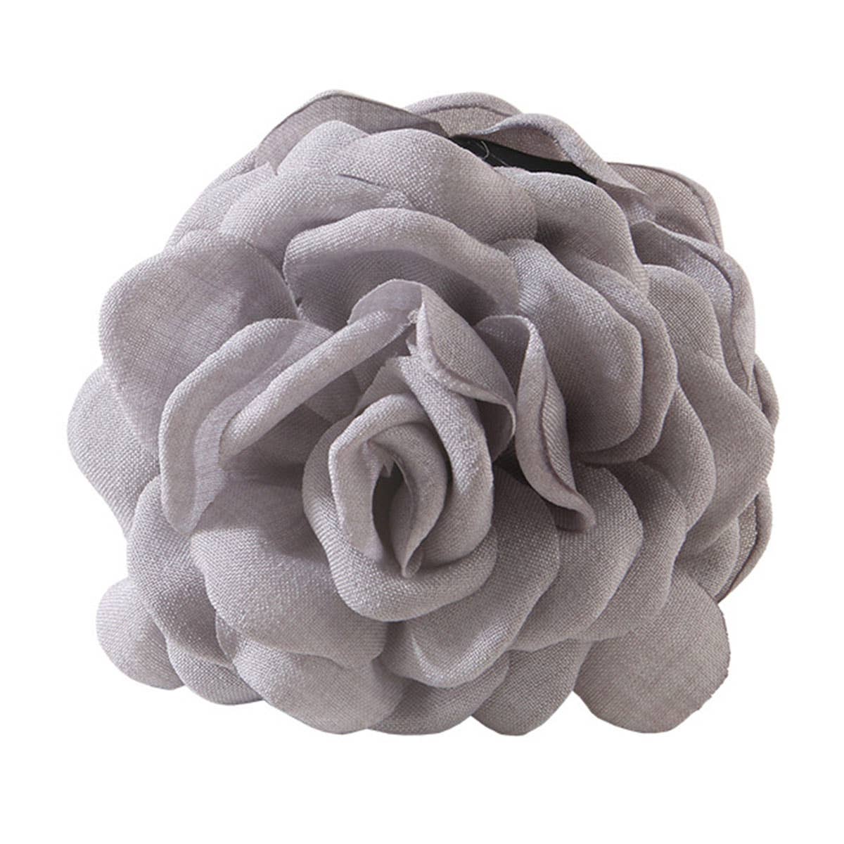 Large Rose Hair Claw - Elegant