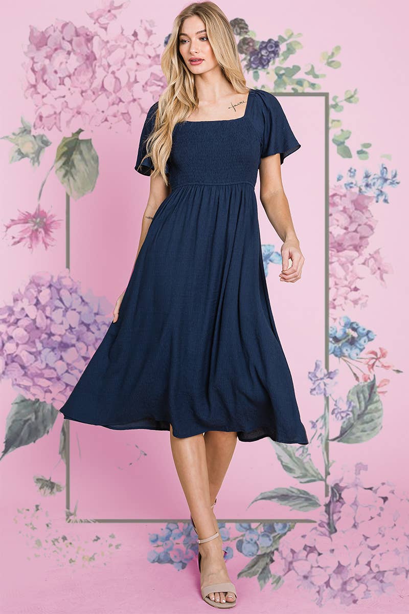Coral, Lavander, Chambray, Navy