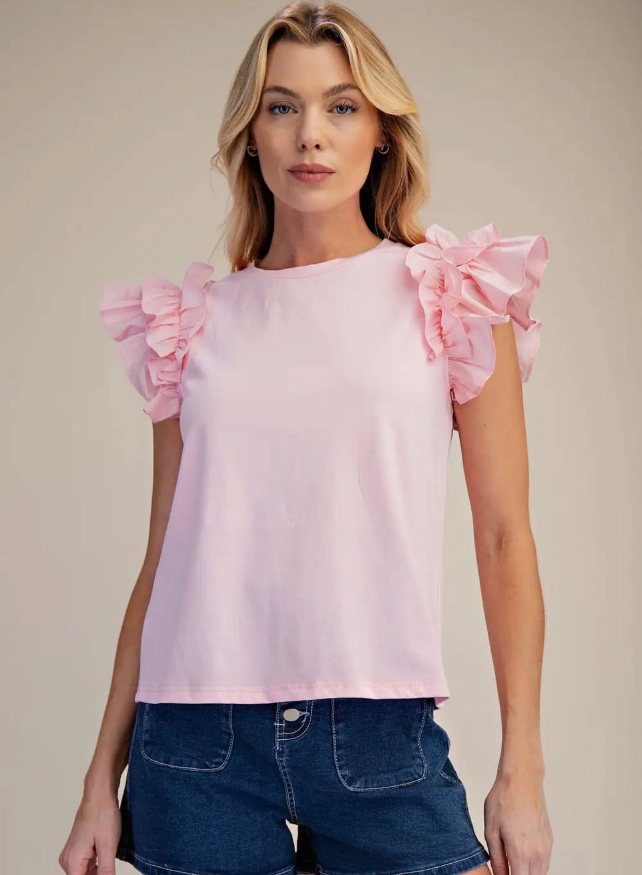 Blusa de punto de algodón