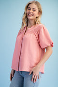 Blusa color coral