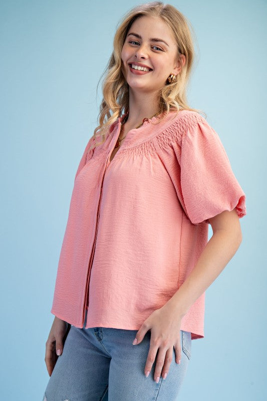 Blusa color coral