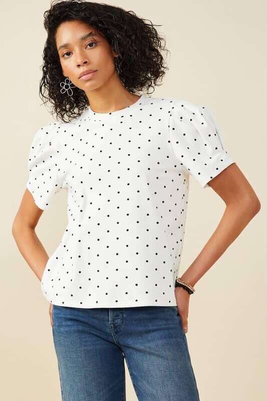 Dotted blouse