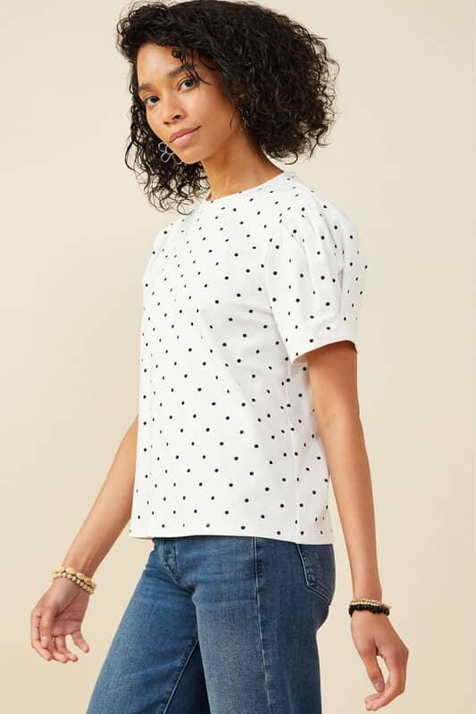 Dotted blouse