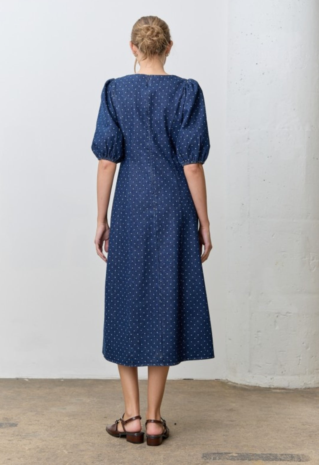 Polkadot Dress (Blue)