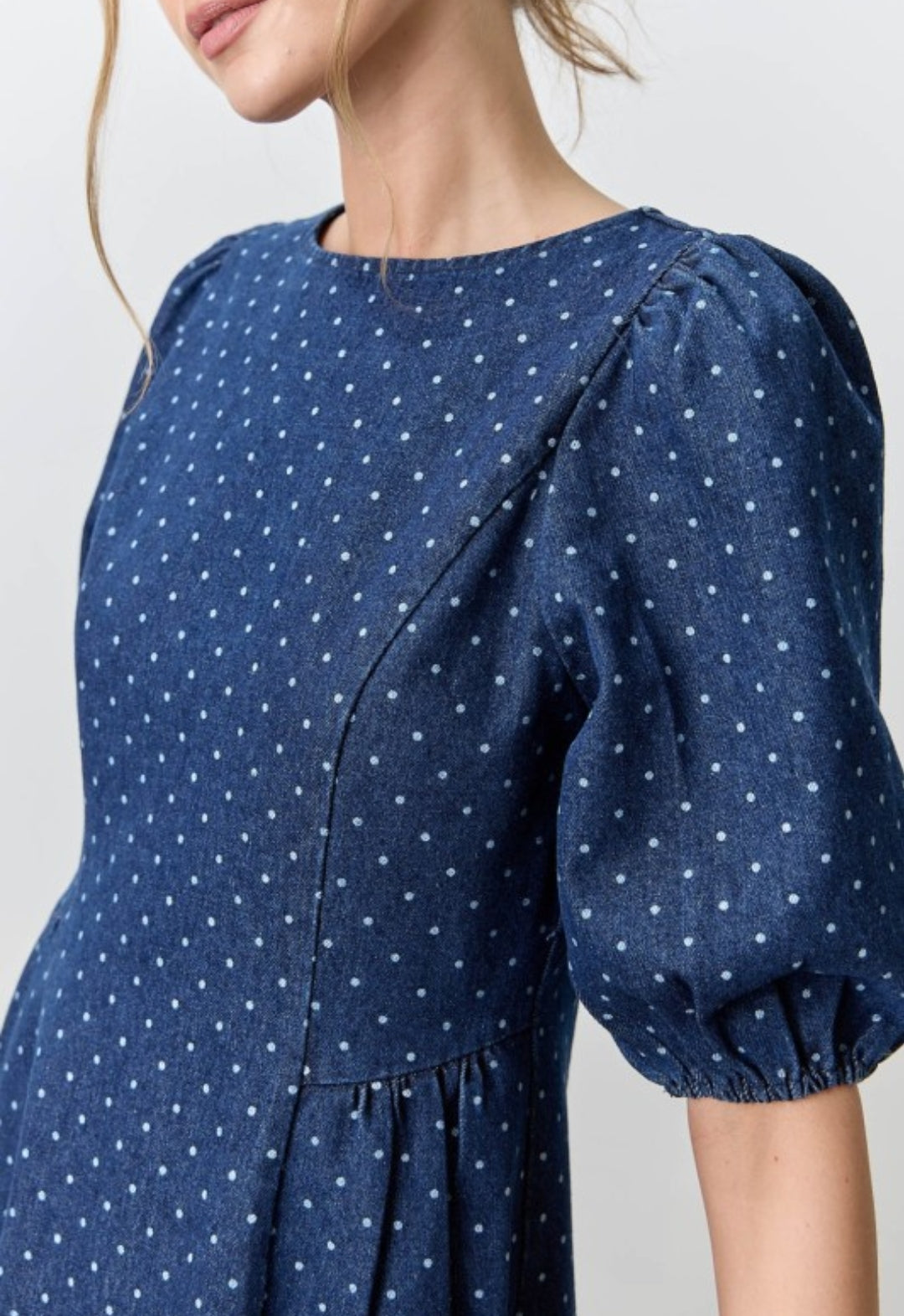 Polkadot Dress (Blue)