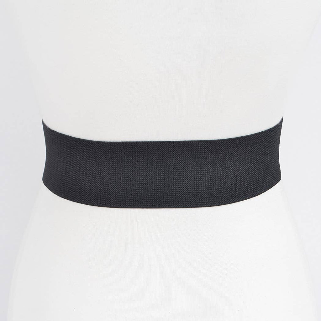 Rhinestone Pearl Buckle Plus Size Elastic Belt HB8645