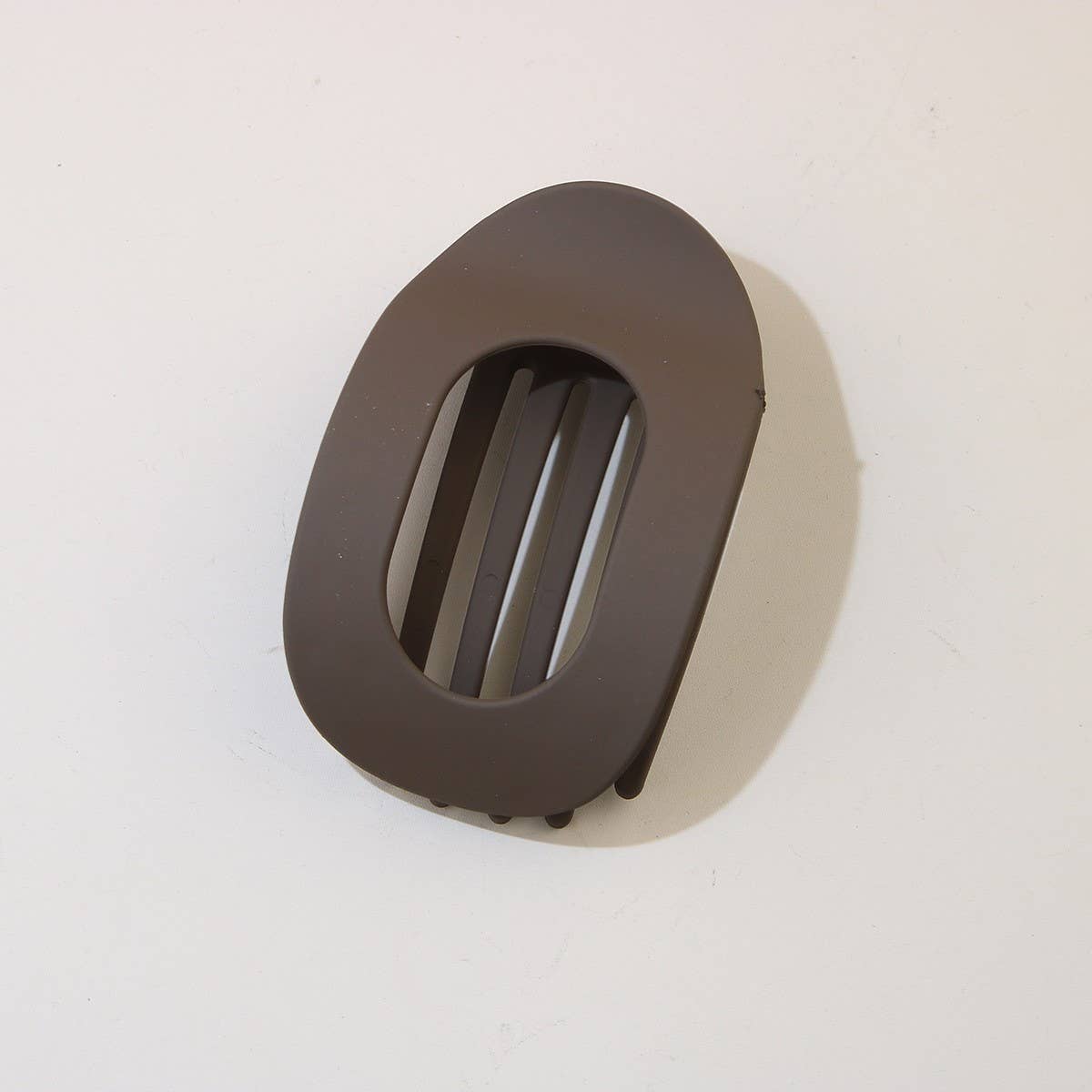 Oval Flat Hair Clip for Women, Strong Grip
