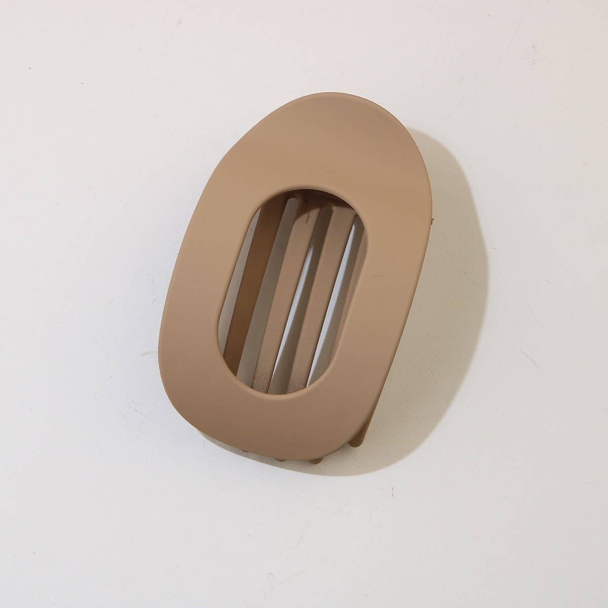 Oval Flat Hair Clip for Women, Strong Grip