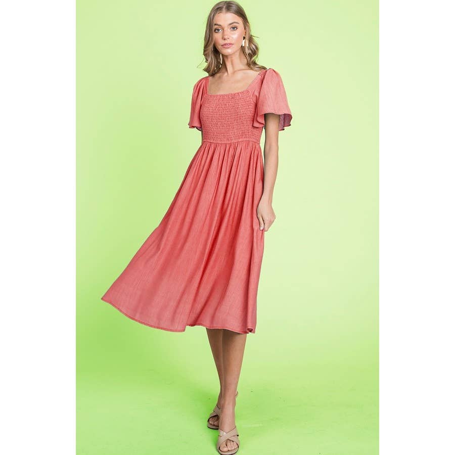 Coral, Lavander, Chambray, Navy