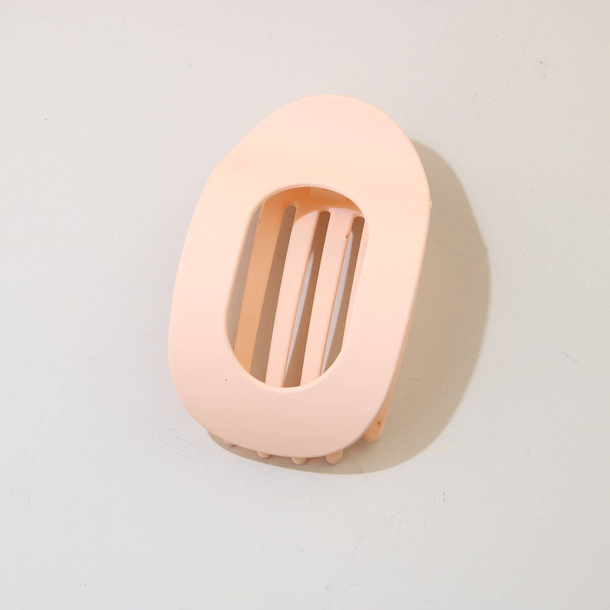 Oval Flat Hair Clip for Women, Strong Grip