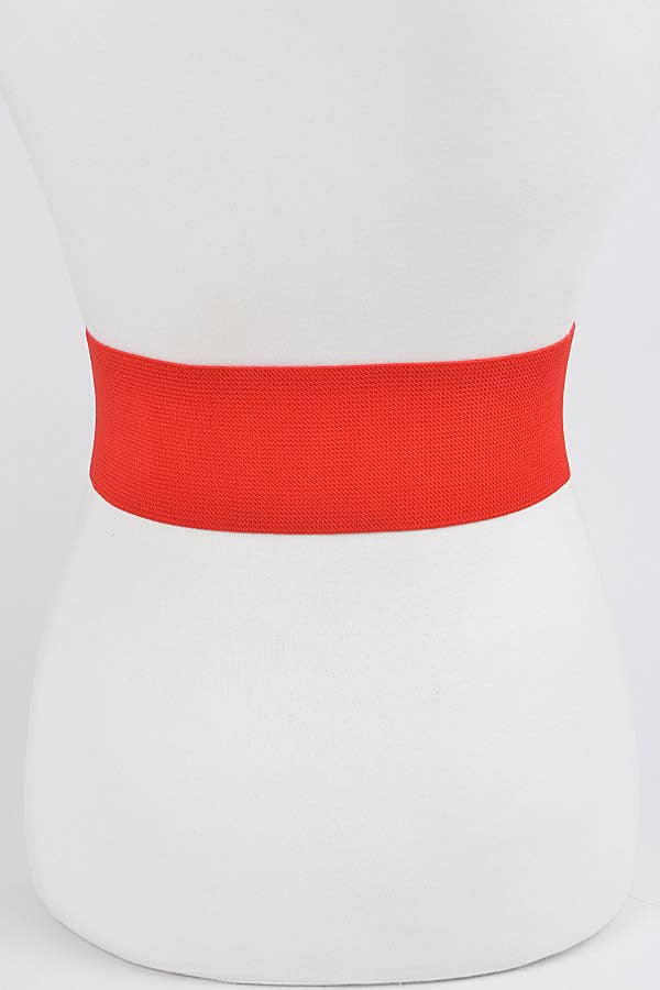 Heart Buckle Elastic Belt